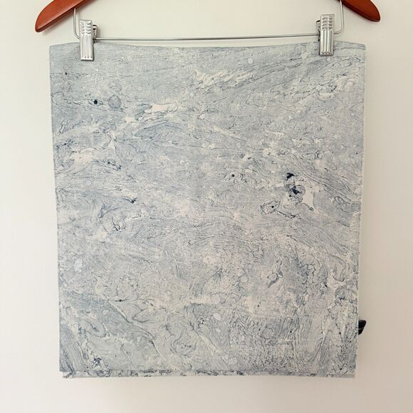 Cynthia Rowley Table Runner Cotton Blue Granite Print Home Decor Accent 70"x16" - Picture 1 of 4